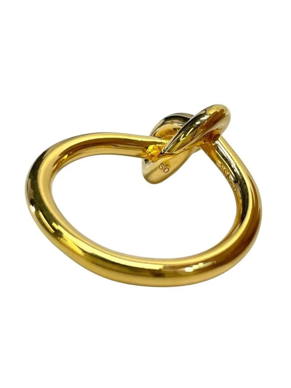 Celine Knot Ring Gold Plated